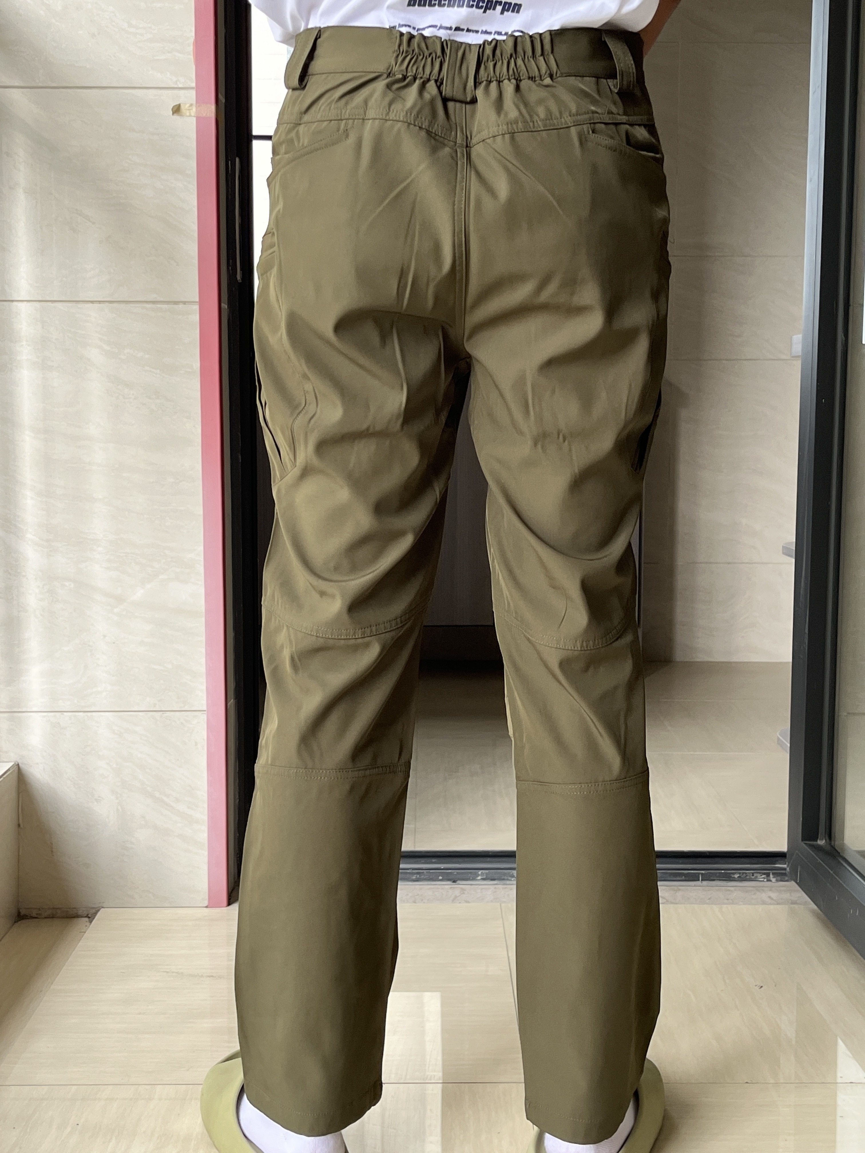 Trendy Solid Cargo Pants, Men's Multi Flap Pocket Trousers, Loose
