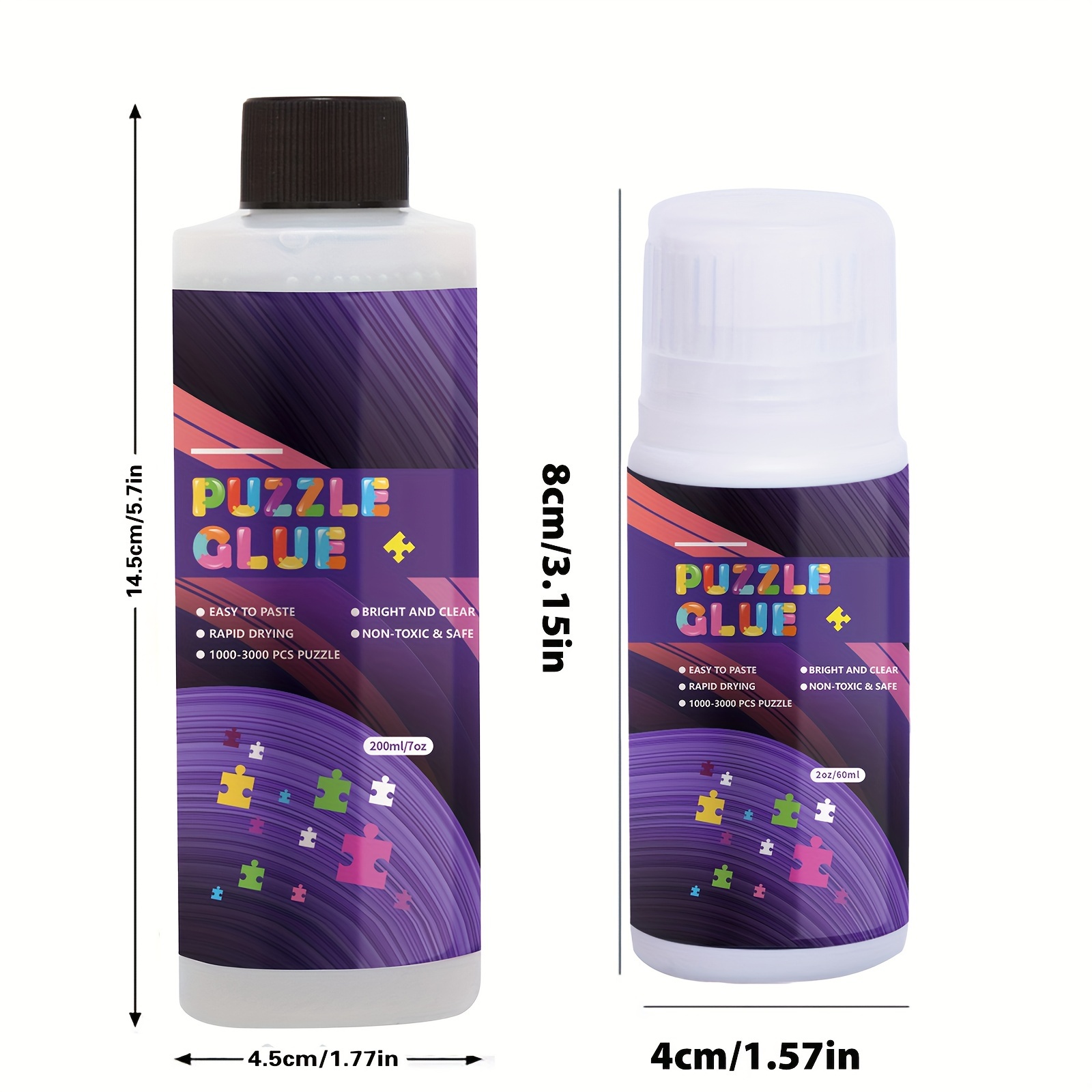 Puzzle Glue Clear With Applicator Jigsaw Puzzle Glue For - Temu