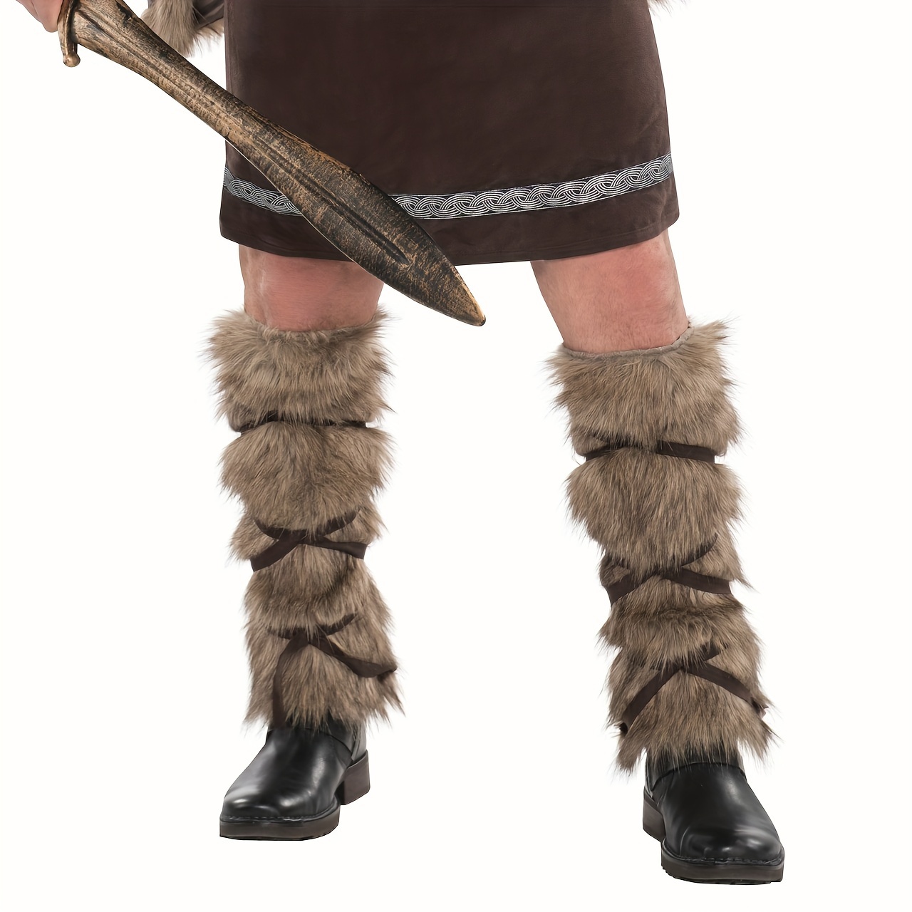 Viking Fur Cloak , Celtic Cloak Gothic Cloak-faux Fur , Fur Leggings , Fur  Coat , Fur Gaiters , Fur Arm Warmers 