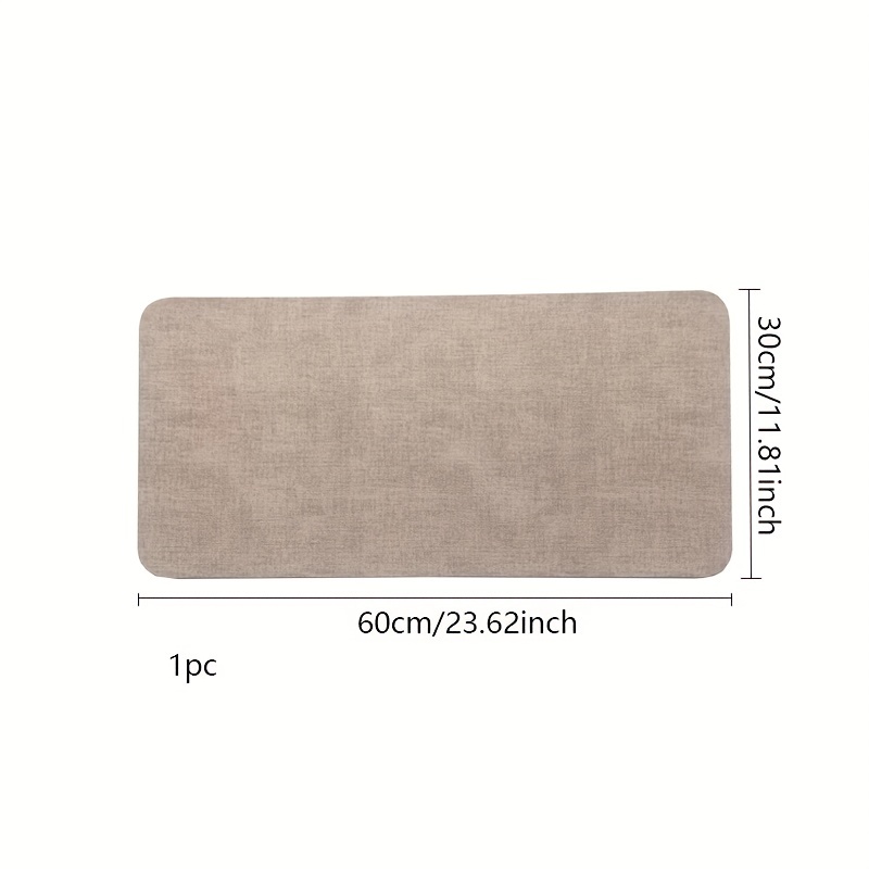 Non Slip Leather Mouse Pad - Double Sided Design