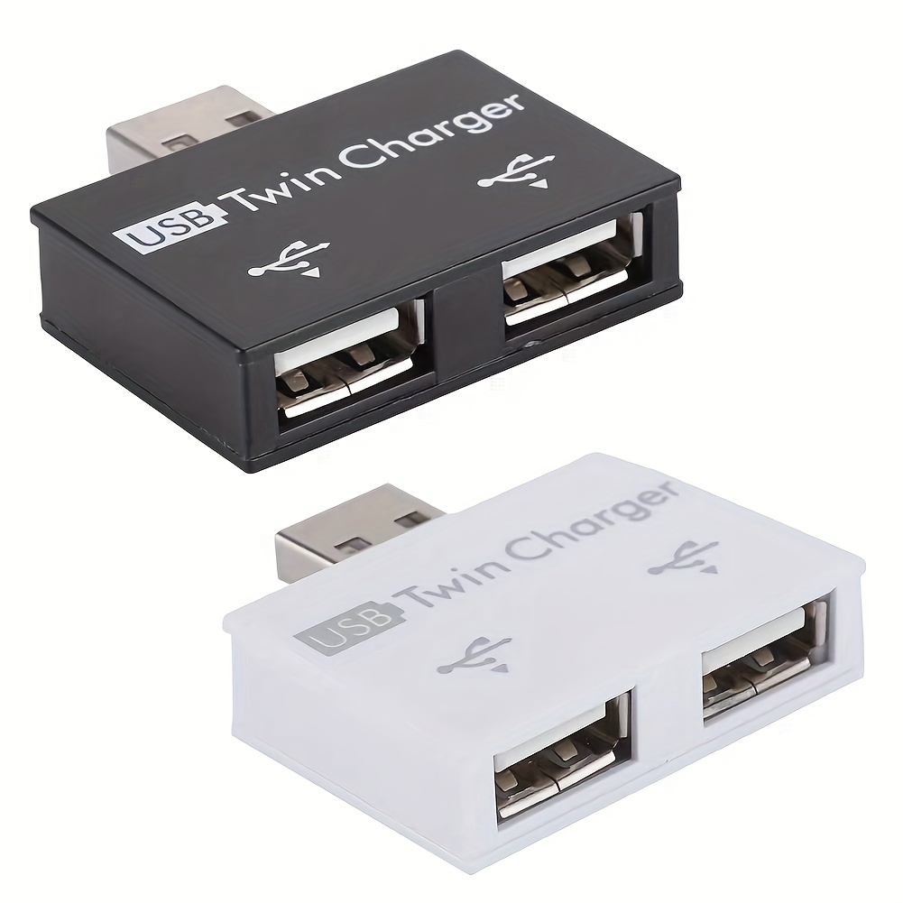 USB 2.0 A Mâle Vers USB Femelle 2 Double Double USB Femelle