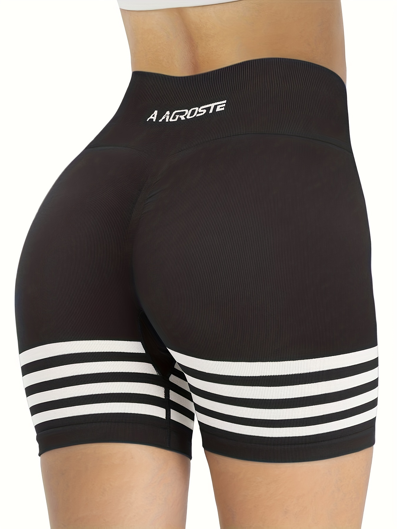Women's High stretch Honeycomb Biker Shorts Slim Fit Butt - Temu