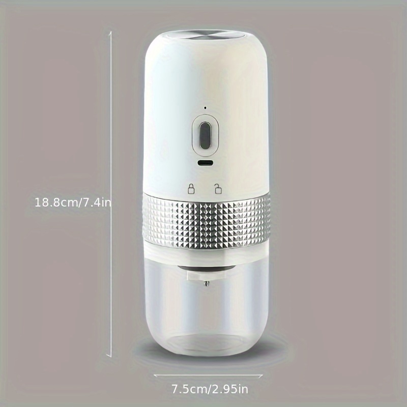 1pc ABS Coffee Bean Grinder, Modern USB Portable Electric Coffee