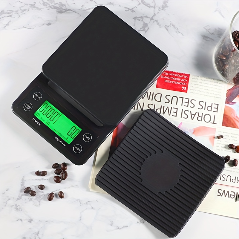 3KG 5KG Digital Coffee Baking Scale with Timer Easy to Use