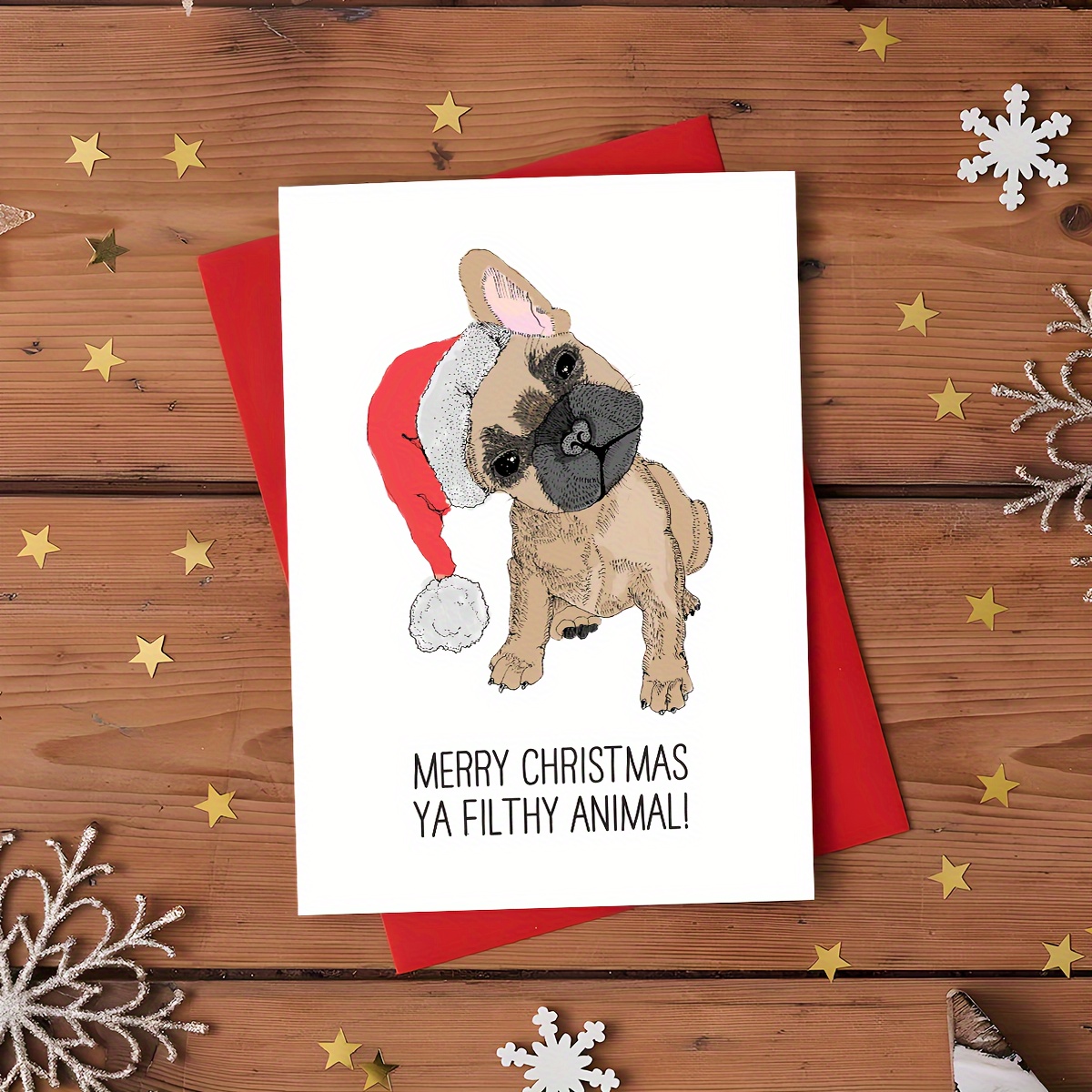 Funny Goat Christmas Cards - Temu