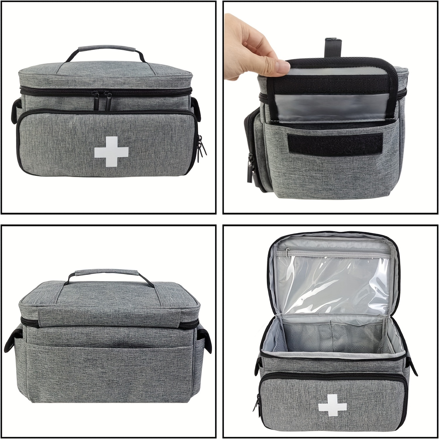 Portable First Aid Tools Storage Bag Medicine Pill Bottle Organizer For  Home Office Car Travel Outdoor Camping Hiking Boating And Emergency Empty  Bag - Sports & Outdoors - Temu