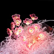 led cherry blossom flower shape lights, 1pc led cherry blossom flower shape lights string bedroom pink decorative lights string 1m with 10 lights details 6