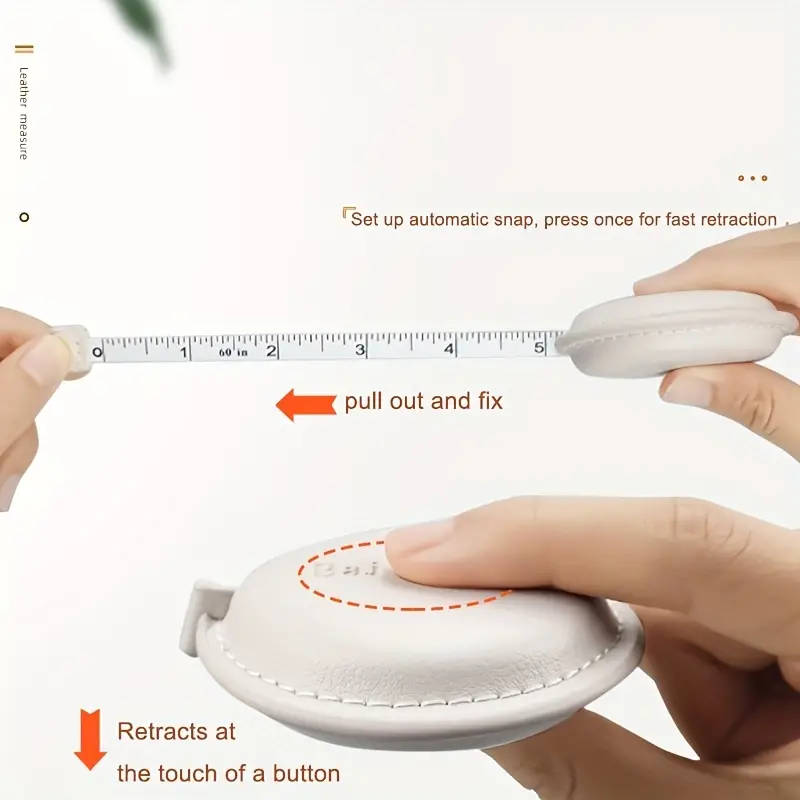 Soft Auto Retractable Tape Measure. Body Waist Circumference - Temu United  Arab Emirates
