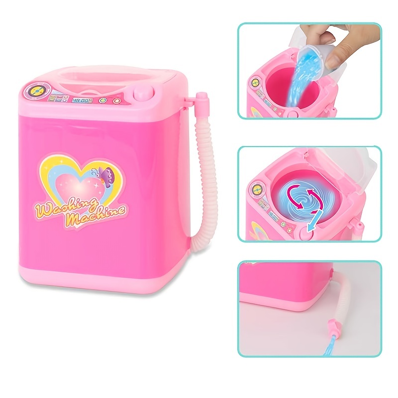BUBBL Machine à laver pour enfants avec fonction kit de jeu avec poupée  machine à laver de simulation mini machine à lave
