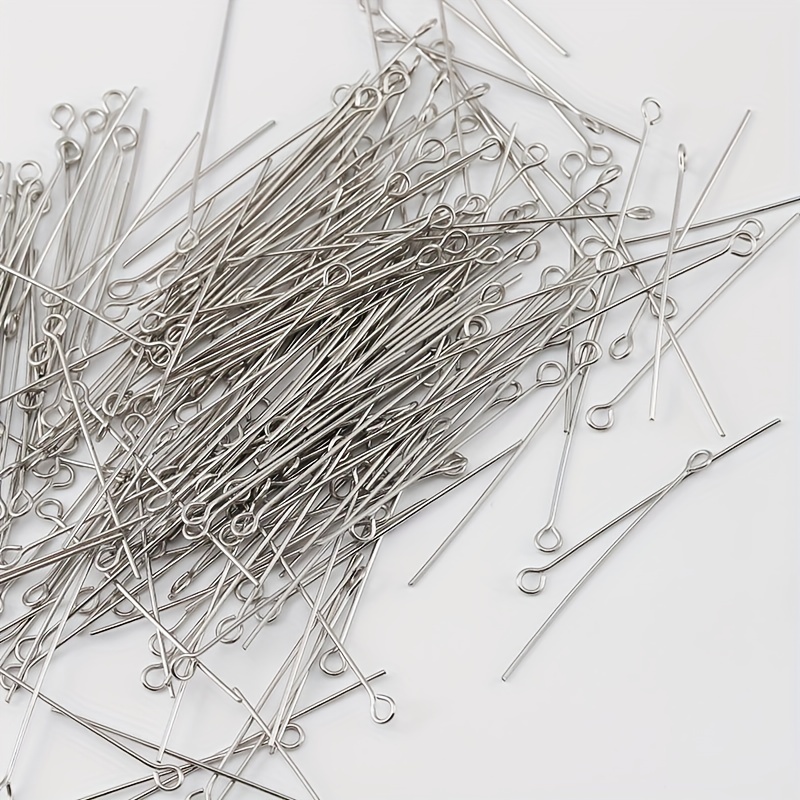 About Stainless Steel Eye Pins 9 Needles Eye Head Pins - Temu