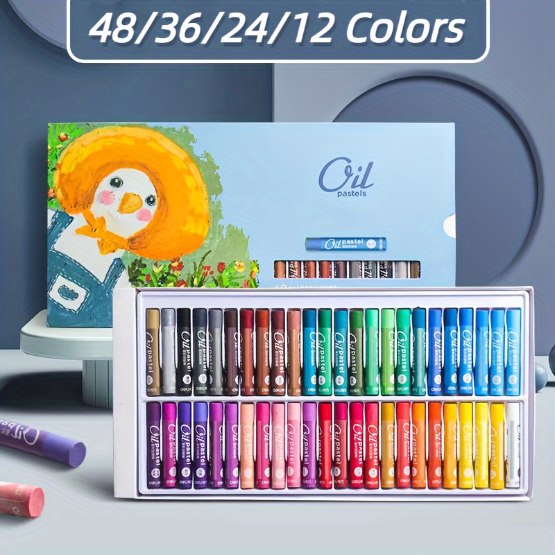Oil Pastel Set,Professional Painting Soft Drawing Graffiti Art Crayons  Washable Round Non Toxic Pastel Sticks for Artist,Kids,Student,Beginner (50