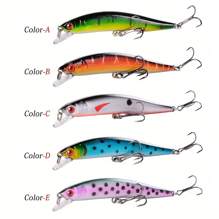 Premium Floating Minnow Fishing Lure Hard Bait Wobbler Jig - Temu