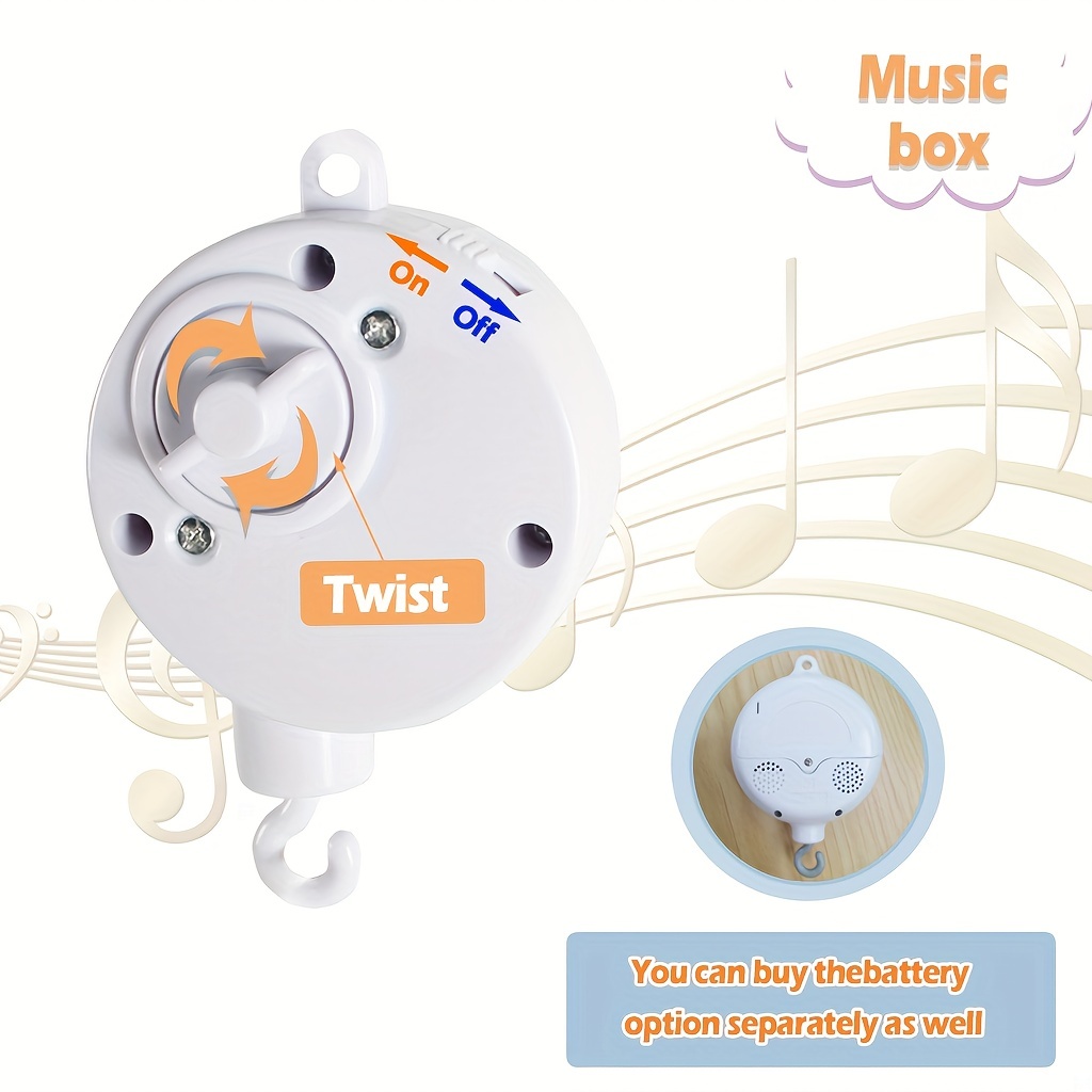 Bed Bell Toy Animal Model Baby Coaxing Sleeping Music Box