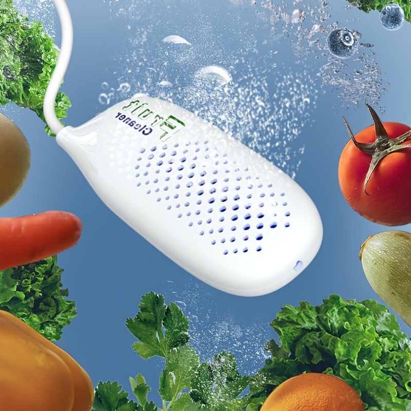 Fruit and Vegetable Cleaning Machine, Fruit and Vegetable Cleaner, USB  Wireless Food Purifier, Cleaner Device for Washing Fruits, Vegetables,  Rice, Meat and Tableware 