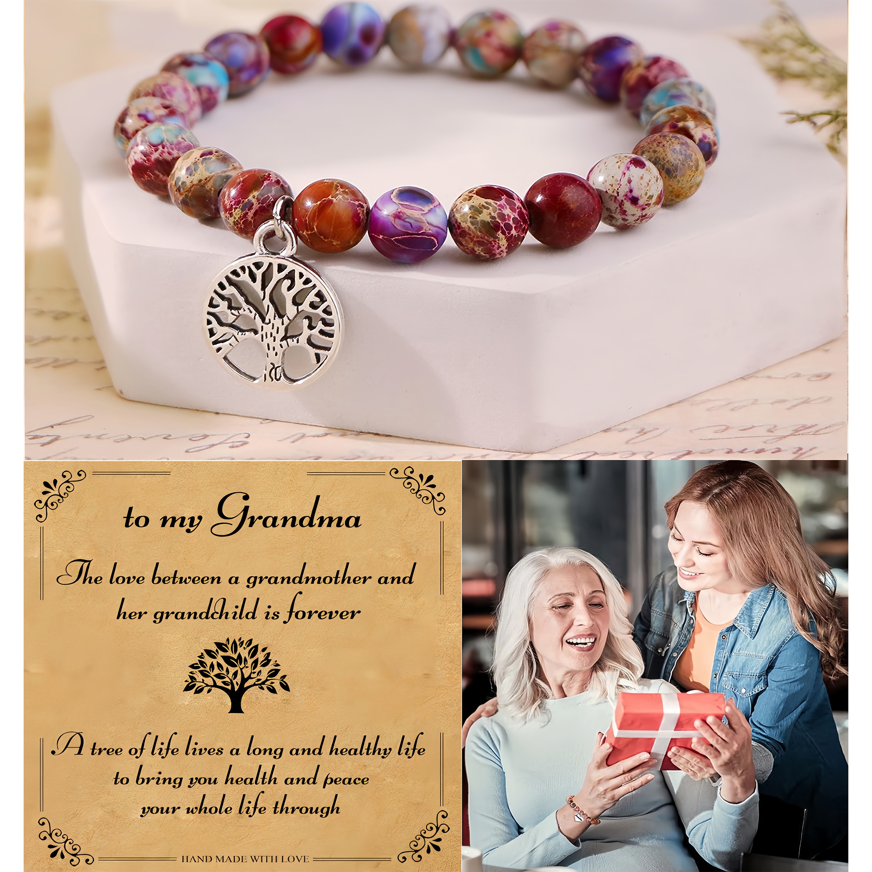 55e anniversaire cadeau tournesol bracelet cadeau spirituel pour