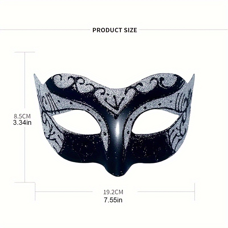 Thmyo Paquete de 2 máscaras para parejas, carnaval veneciano, Mardi Gras,  máscara de baile