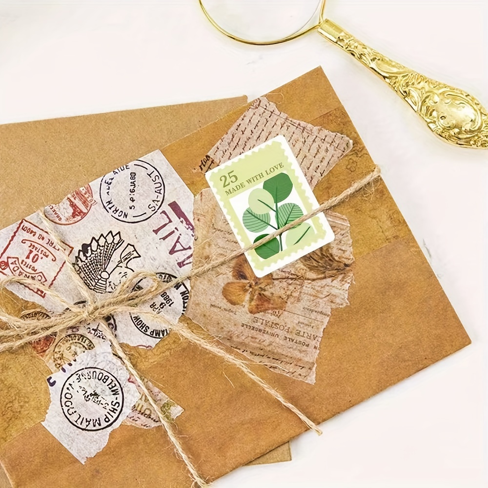 Fresh Flower Stamp Stickers Self adhesive Envelope Greeting - Temu