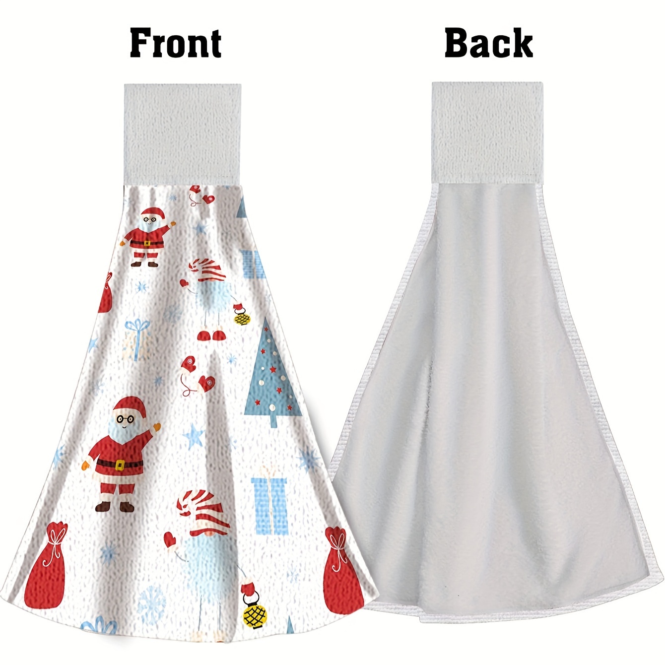 2pcs Christmas Kitchen Hand Towels,Christmas Pattern Hanging Towel For  Wiping Hands,Highly Absorbent & Quick Drying Dish Towels,Christmas  style,Super Absorbent and Lint Free Towels For bathroom,Washroom Hand Towels