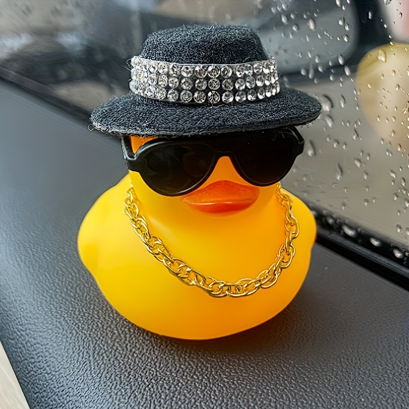 Rubber Duck Doctor Decor Car Home Office Cute Ornament Squeak