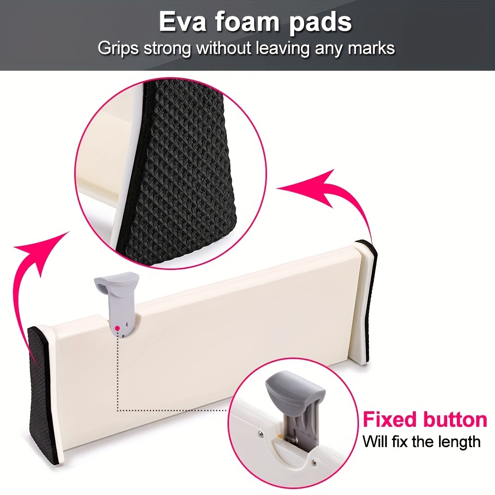 Adjustable Drawer Partition Divider for Storage Organization