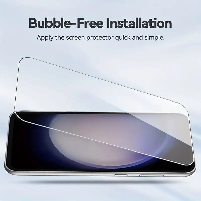 [3 + 2 Paquets] 3 Paquets De Protection D'écran Pour Samsung Galaxy S23 FE  5G Avec 2 Paquets De Protection D'objectif D'appareil Photo, Film En Verre