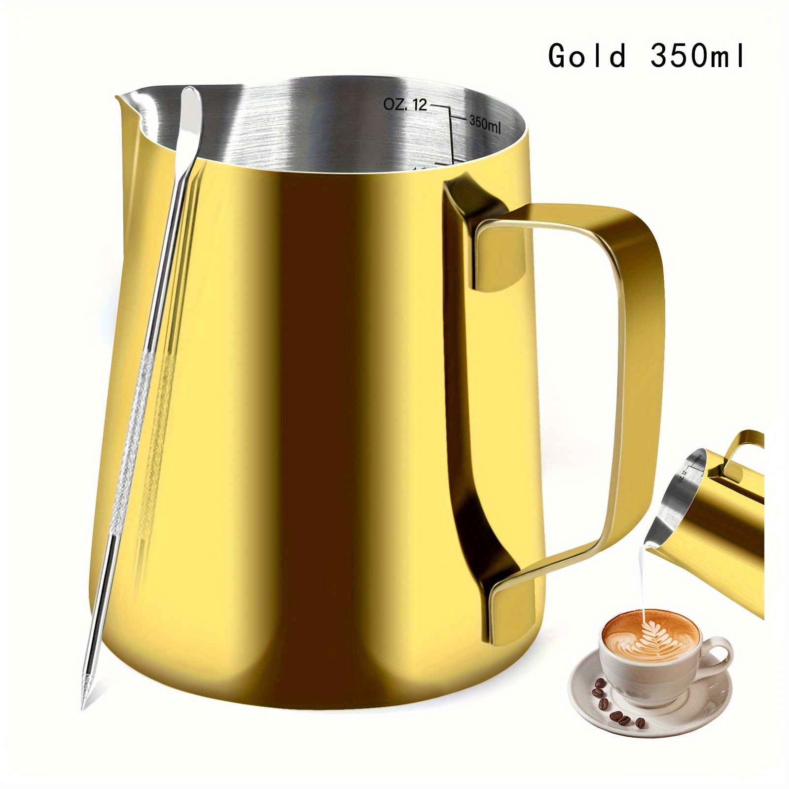 Stainless Steel Coffee Pull Flower Cup Including Scale With Pull