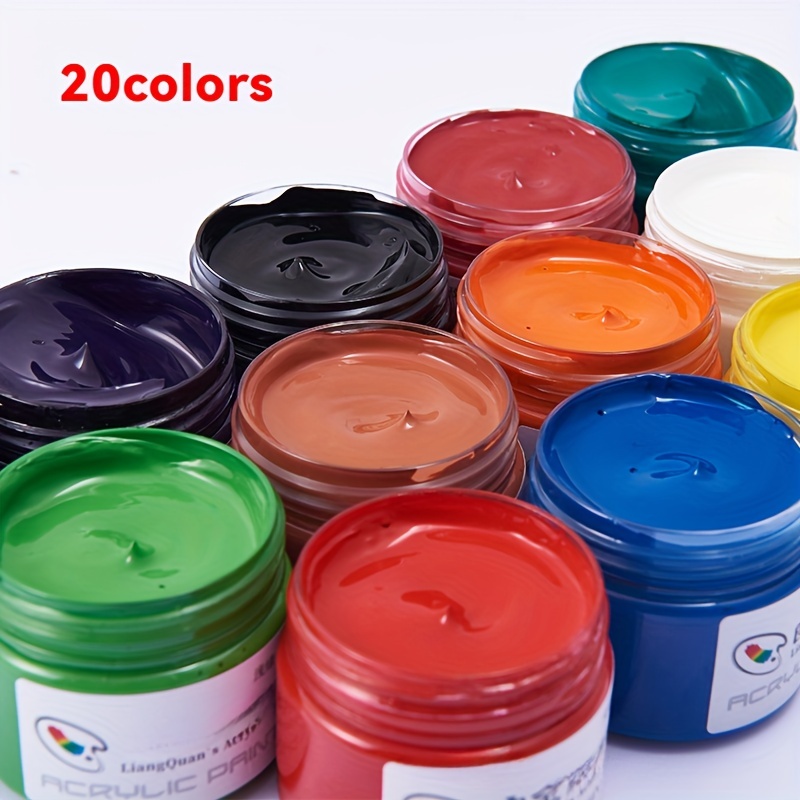 300ml White Acrylic Paints In Large Jars for Wall Painting Without Losing  Color Waterproof and Sun Protection Art Supplies