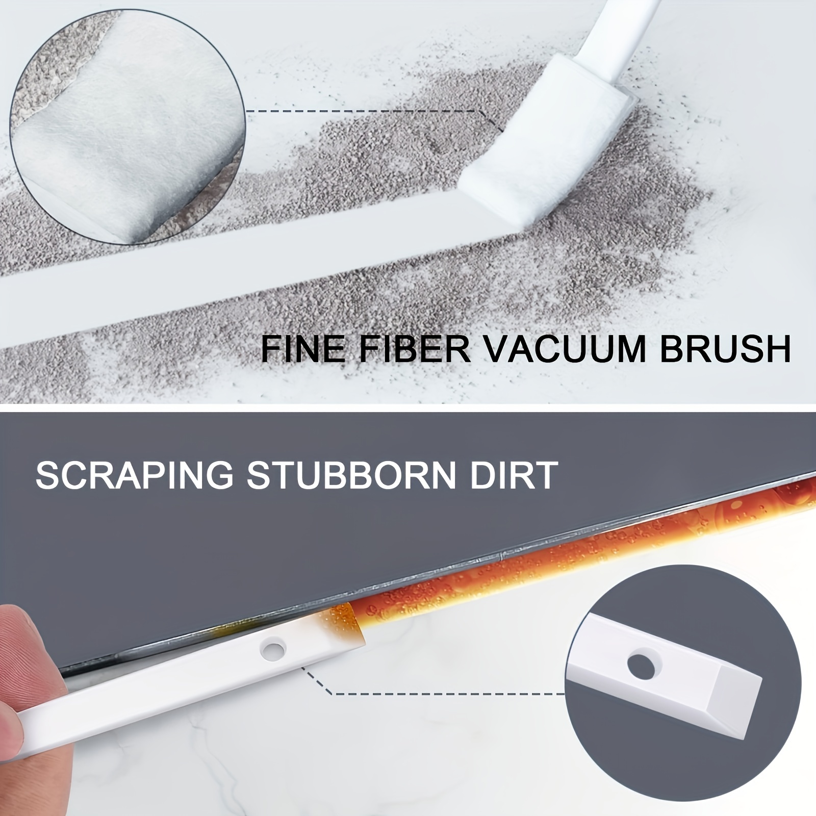 Crevice Cleaning Brushes Tool kit Small Brush Disposable Toilet Brush Deep  Cleaning Brush Shower Nozzle Anti-Clogging Pore Gap for Gap Corner of Stove