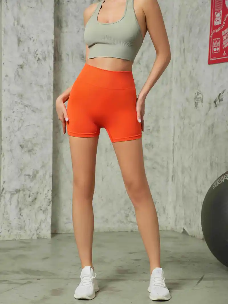 Women's High Waist Yoga Shorts Slimming Butt Lifting - Temu
