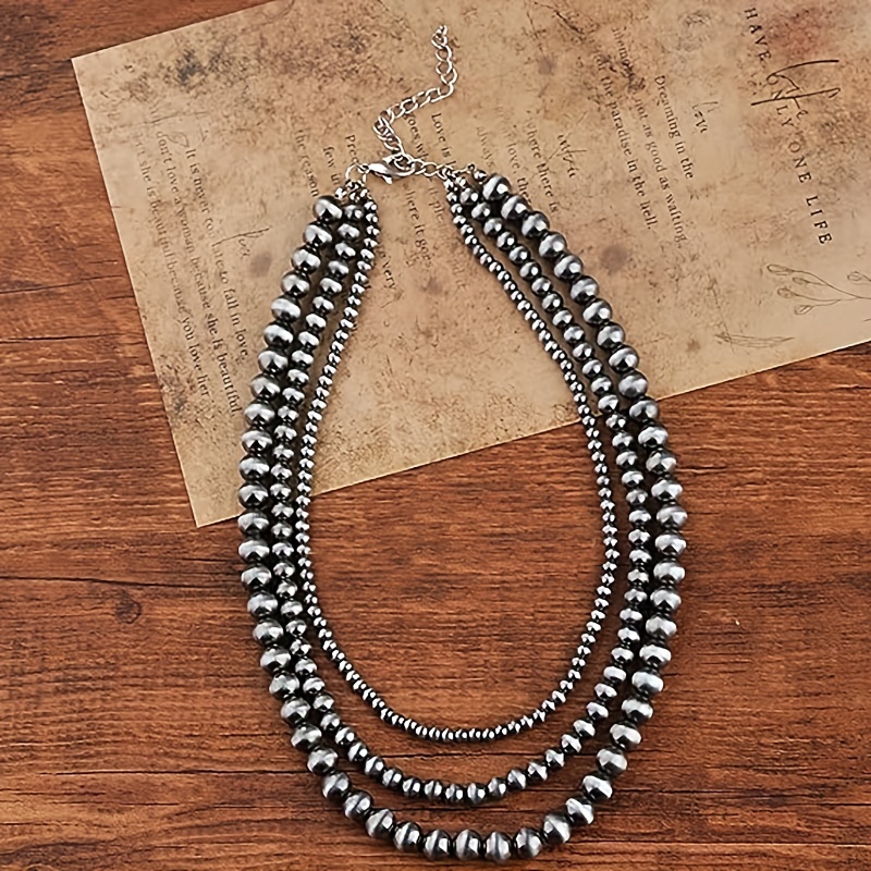 Women's Retro Denim Necklace