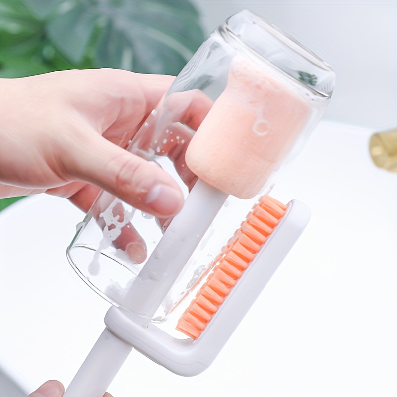 3 in 1 Multifunctional Kitchen Cup Cleaning Brush, Soft Sponge Cleaning  Brush