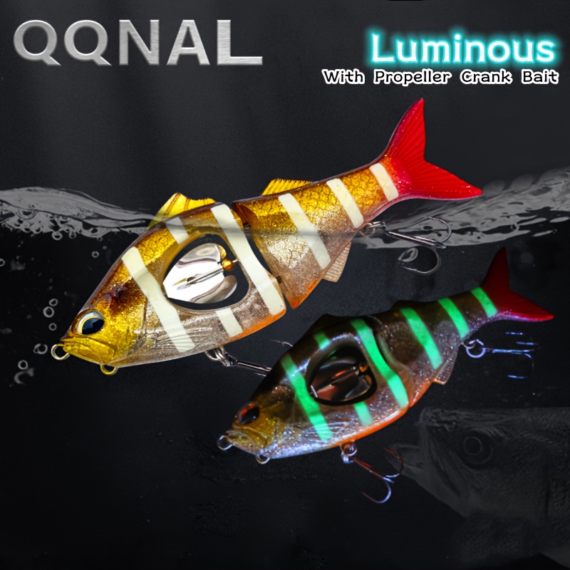 Luminous Multi jointed Swimbaits Propeller Slow - Temu