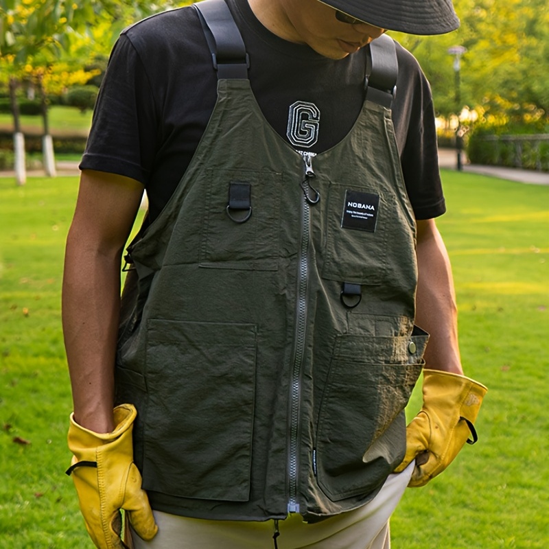 Versatile Quick-drying Waistcoat Satchel For Outdoor Camping Fishing,  Multi-purpose Vests Jacket For Men And Women
