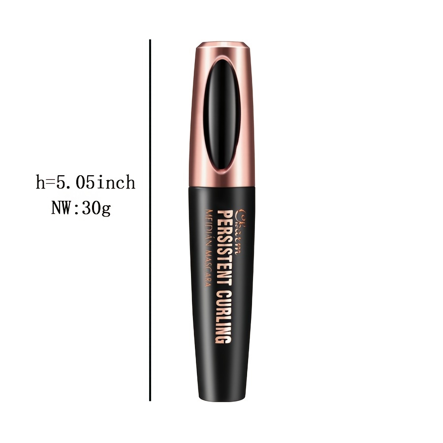 Volumizing Mascara 4D Silicone Brush Head Waterproof Curling Holding Eyelashes