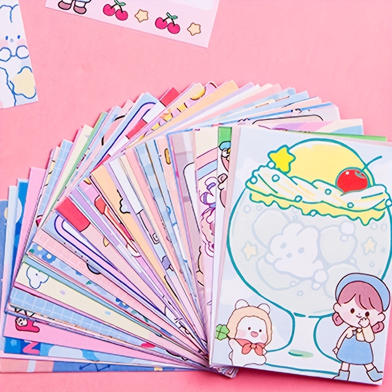 Cute Cartoon Note Pad Student Diy Non repeating Non sticky - Temu