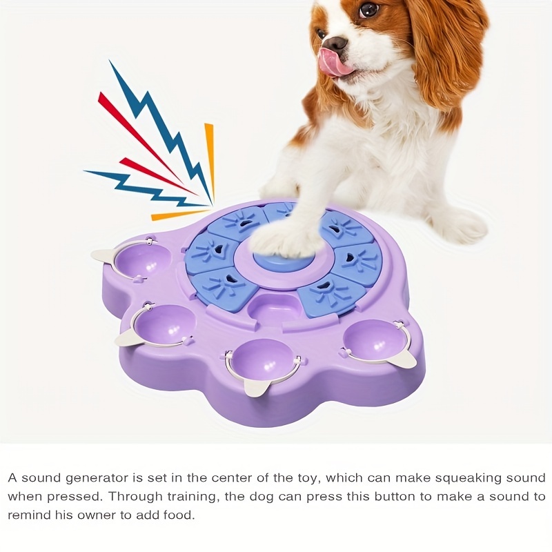 Non-Slip Dog Puzzle Interactive Feeder Toy Treat Dispenser to