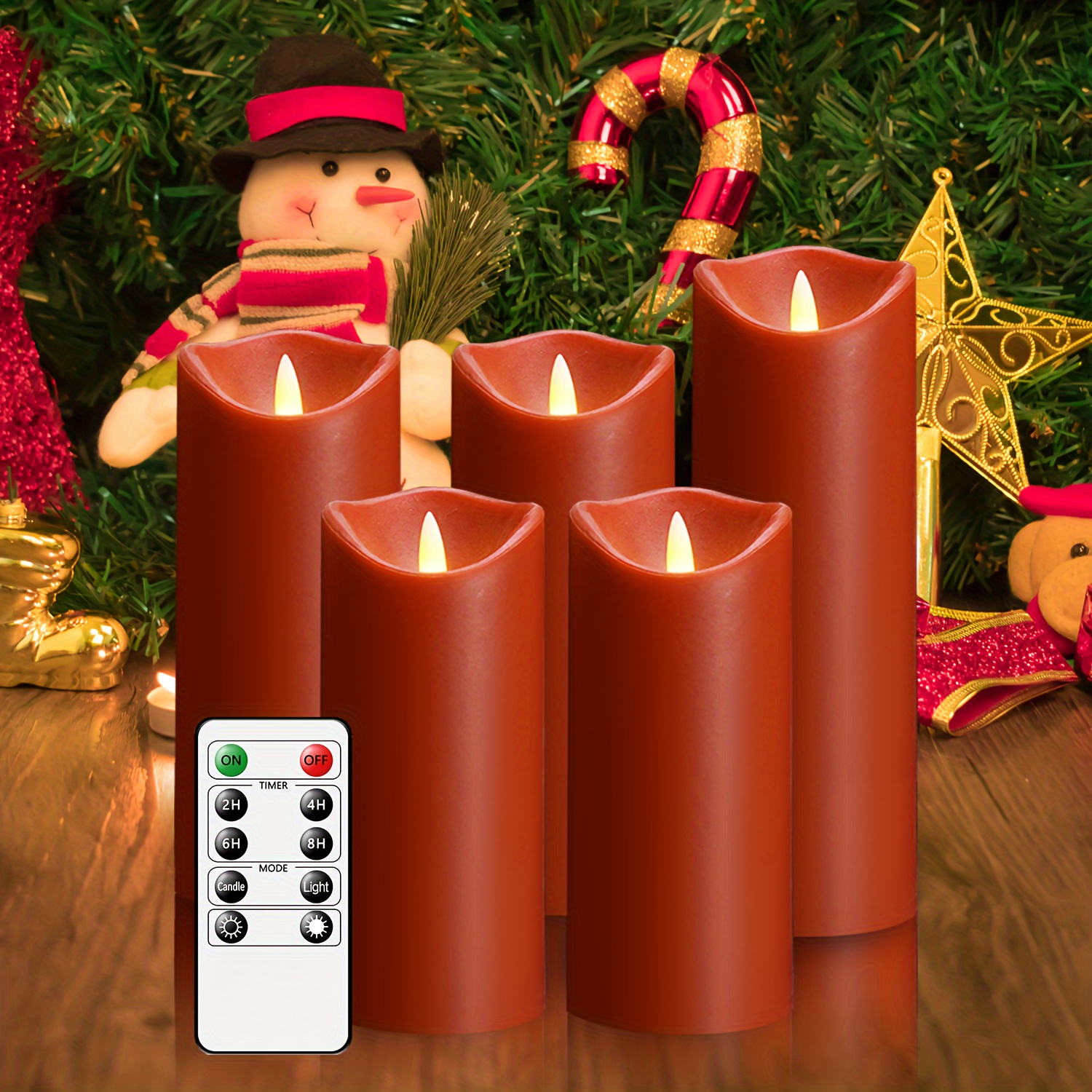 Kssiaz 20PCS Bougies LED sans Flamme, LED Bougies de Sapin de Noël avec  Pince avec Minuterie à Distance et 4 Modes, Chandelle Lumière Décoration  Interieure pour Arbre de Noël Fête Mariage, Blanc 