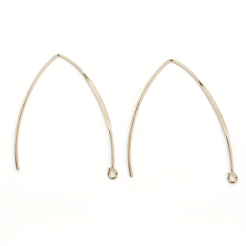 Alloy V shaped Large Earring Hook V shape Ear Wire For Diy - Temu