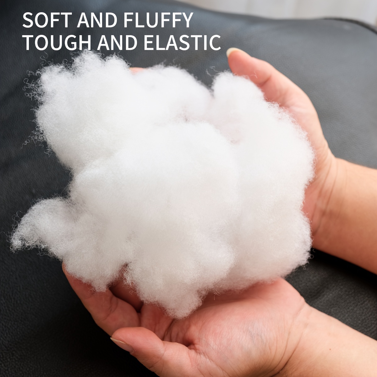 1pack 12.35oz DIY Filling Cotton, Soft Polyester Fiber Filling, 3D Pillow  Handmade Filling Cotton, Filling Clothing Cotton, Down Cotton Feather Cotton