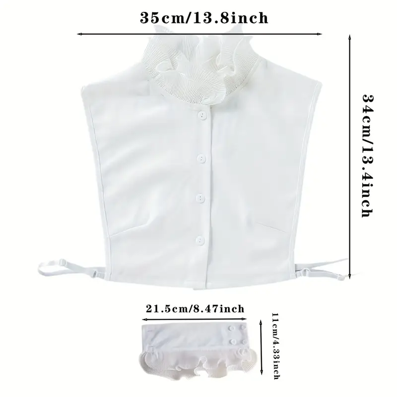 Giambattista Valli Ruffled High-neck Silk-georgette Blouse In White - Foto 9