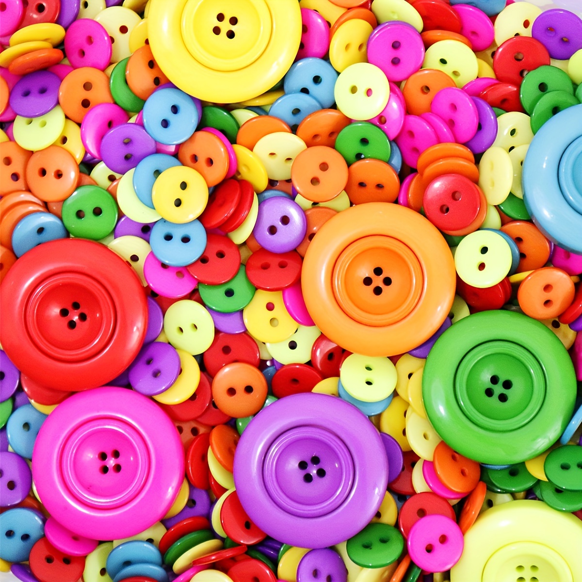 100pcs 2pcs multi color resin button sewing button clothing diy accessories button
