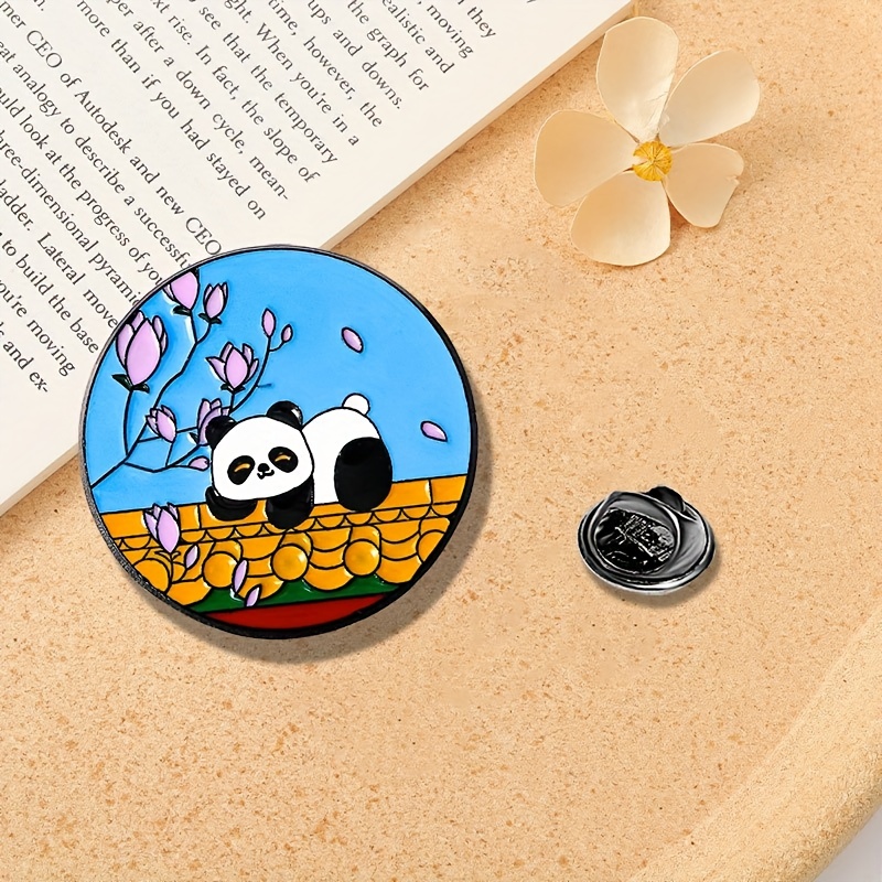 Cartoon Museum Sichuan Giant Panda Brooch For Men - Temu United Kingdom
