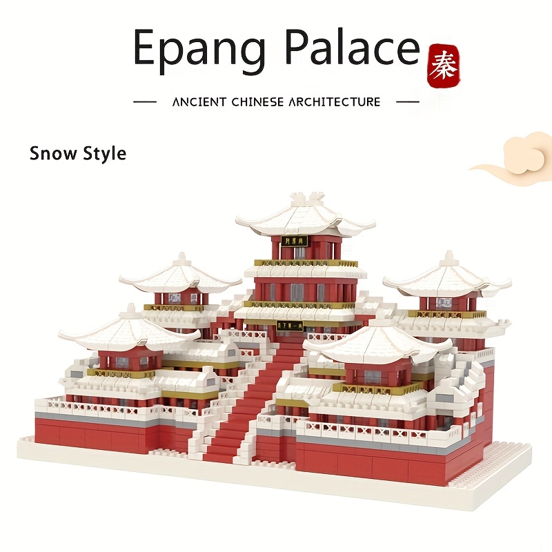 I built a pagoda palace out of the new blocks