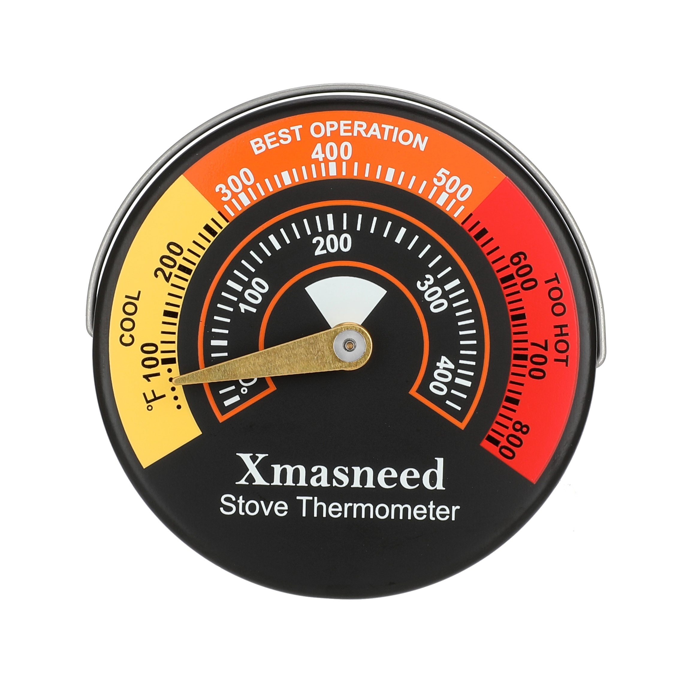 Wood Stove Thermometer - Magnetic Stove Temperature Gauge - Stove