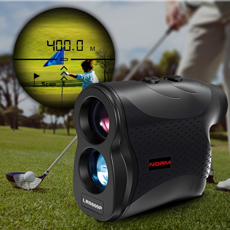 Telémetro de golf/caza de 6.5 aumentos 700/1000Y, impermeable, medición de  distancia, compensación de pendiente, modos de velocidad, ligero, para