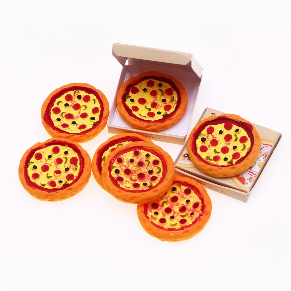 Miniature Mini Food Simulation Pizza Handmade Accessory Toys 1/12 Dollhouse