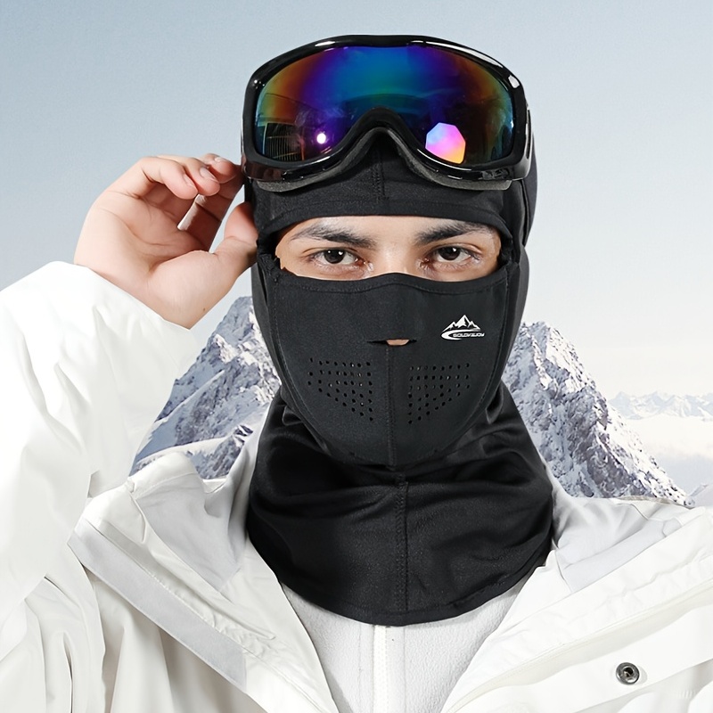 Pasamontañas de cara completa para hombre Esquí de invierno a prueba de  viento