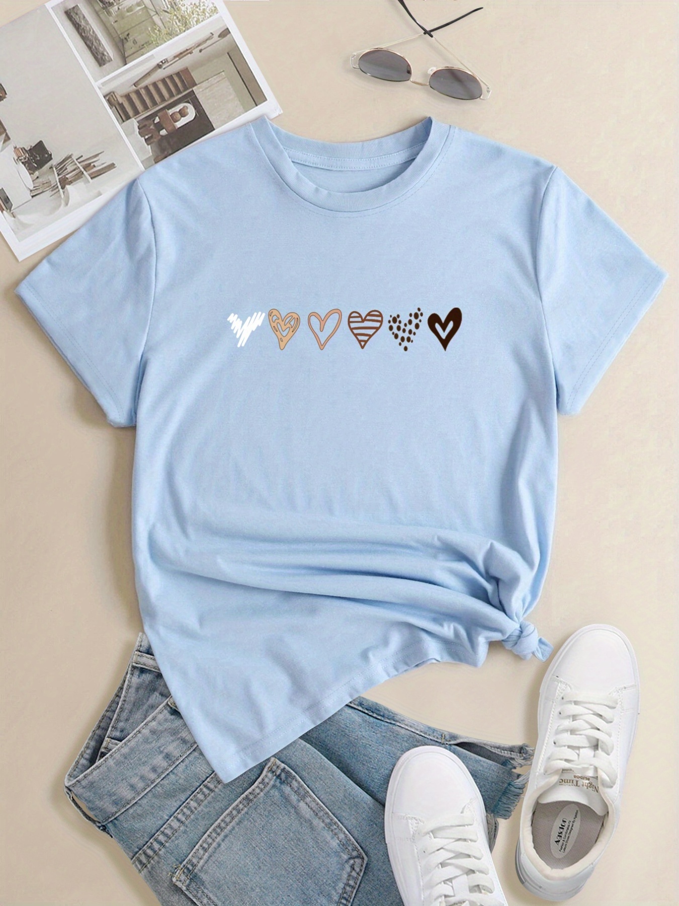 T-Shirt with a Cardioid Print