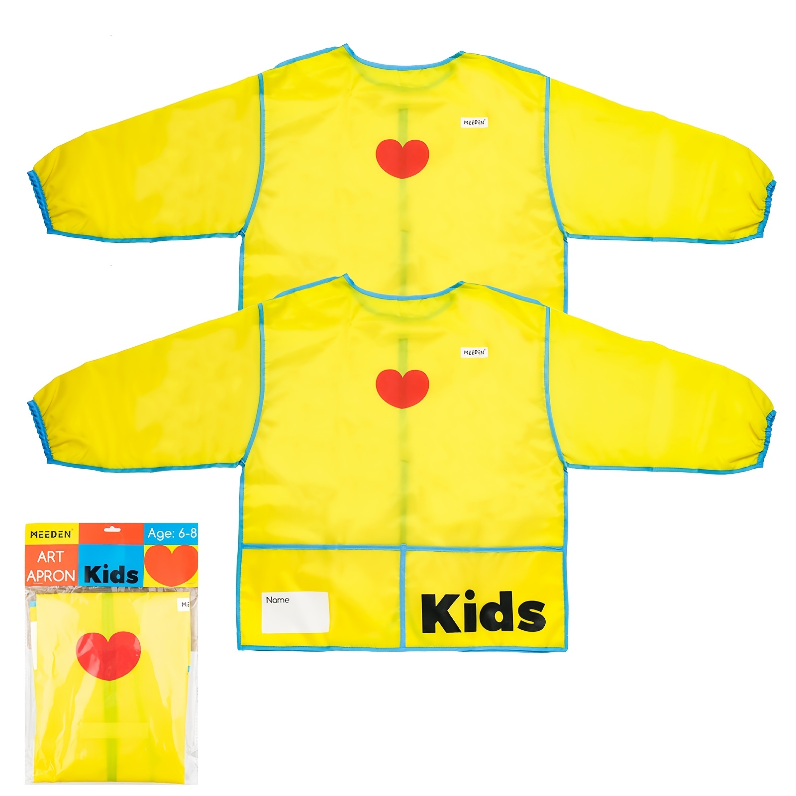 Children's Aprons Children's Painting, Apron Kids Painting Sleeve