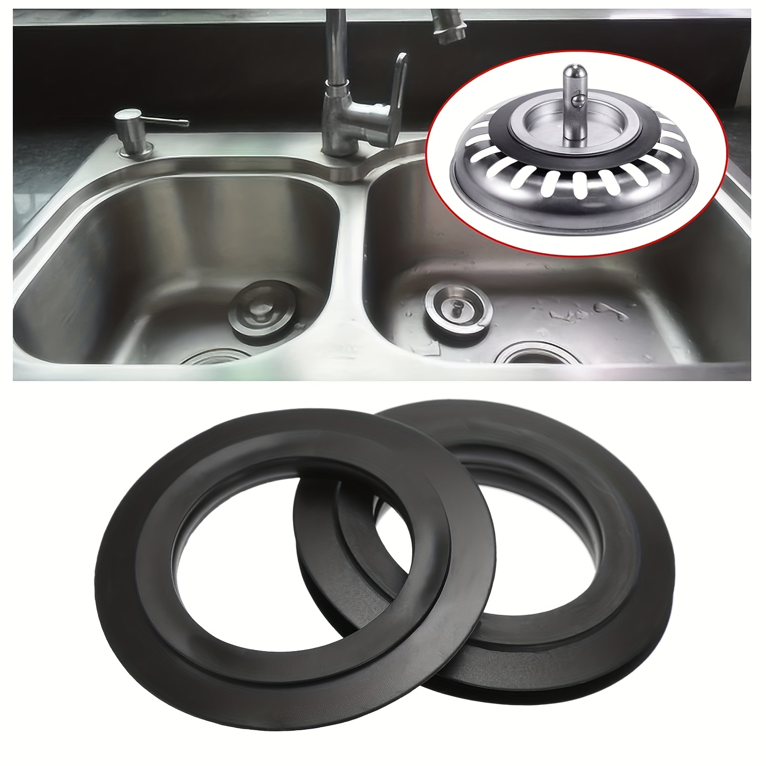 Franke Kitchen Sink Plug Rubber Seal / Washer (New Type)